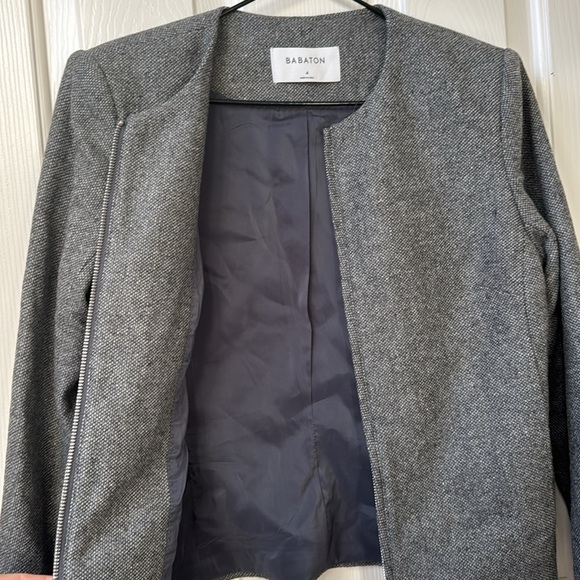 NWT Babaton Bowman Jacket Blazer Heather Comet Coat size 4 - Picture 9 of 11
